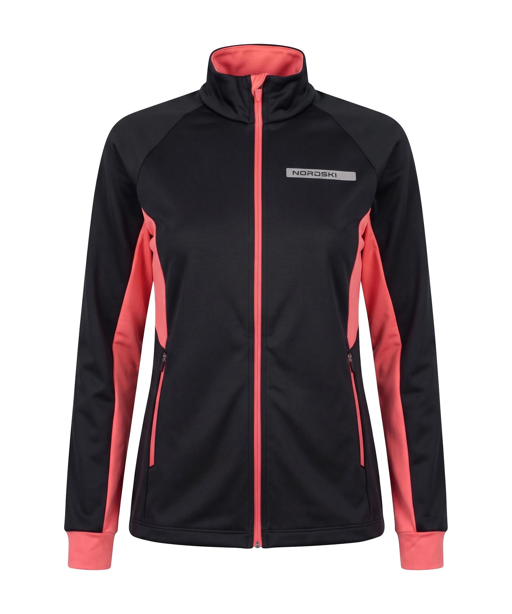 Тренировочная куртка Nordski Core Black/Coral W