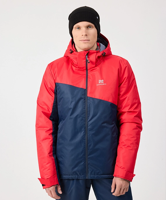 Утепленная куртка Nordski Active Red/Dark Navy