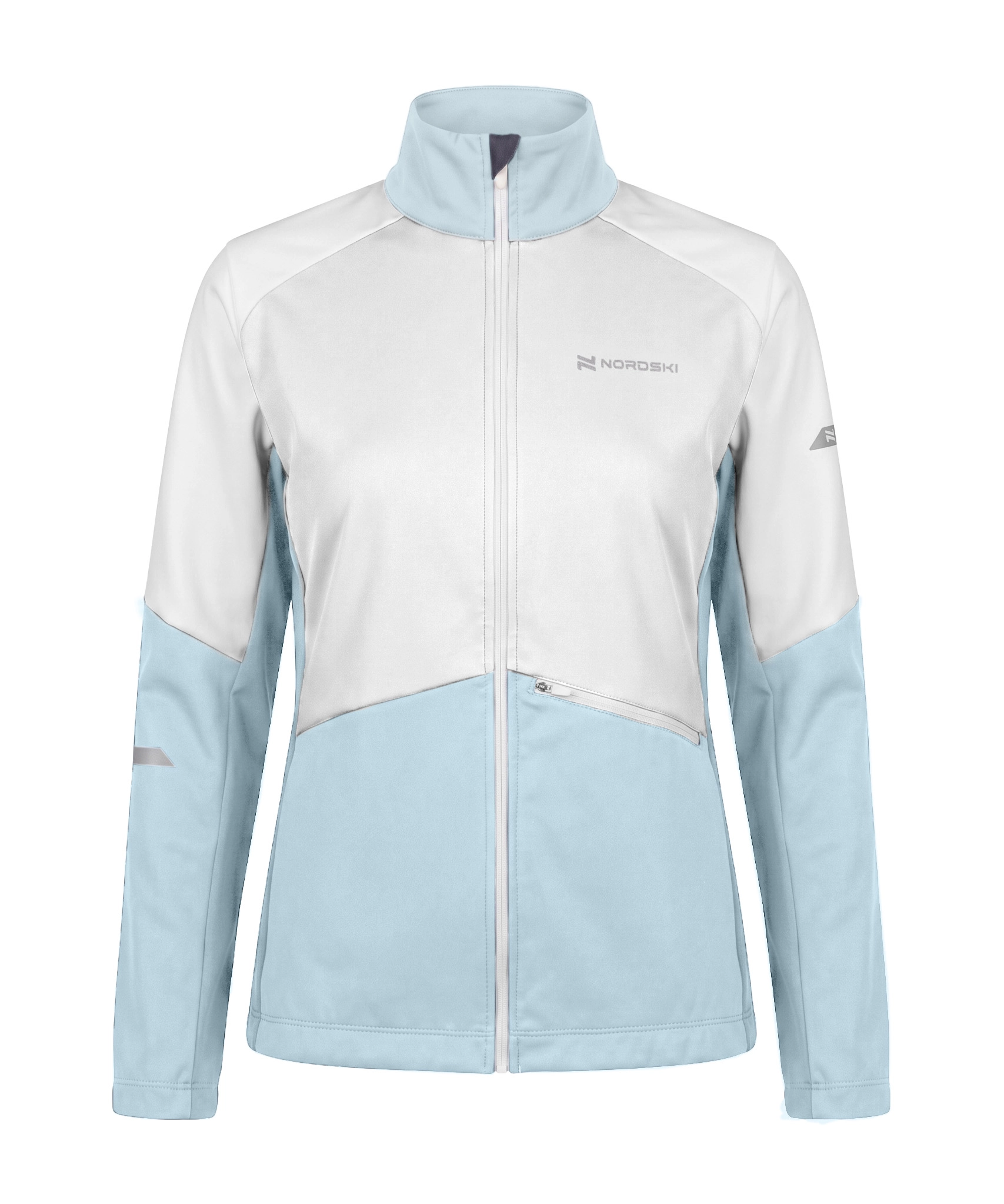 Тренировочная куртка Nordski Pro 2.0 White/Pearl Blue W