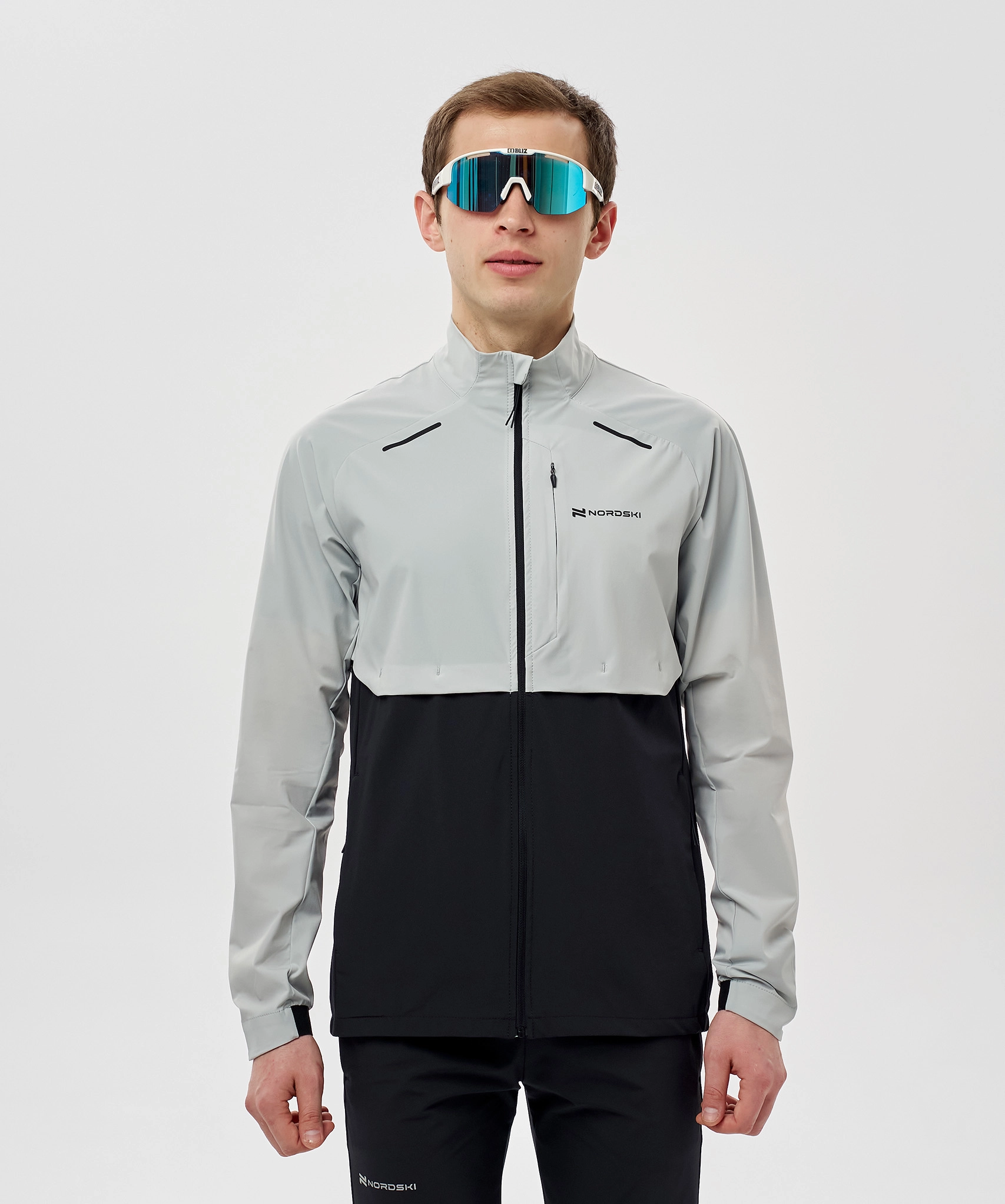 Ветровка Nordski Pro Energy Running Grey/Black