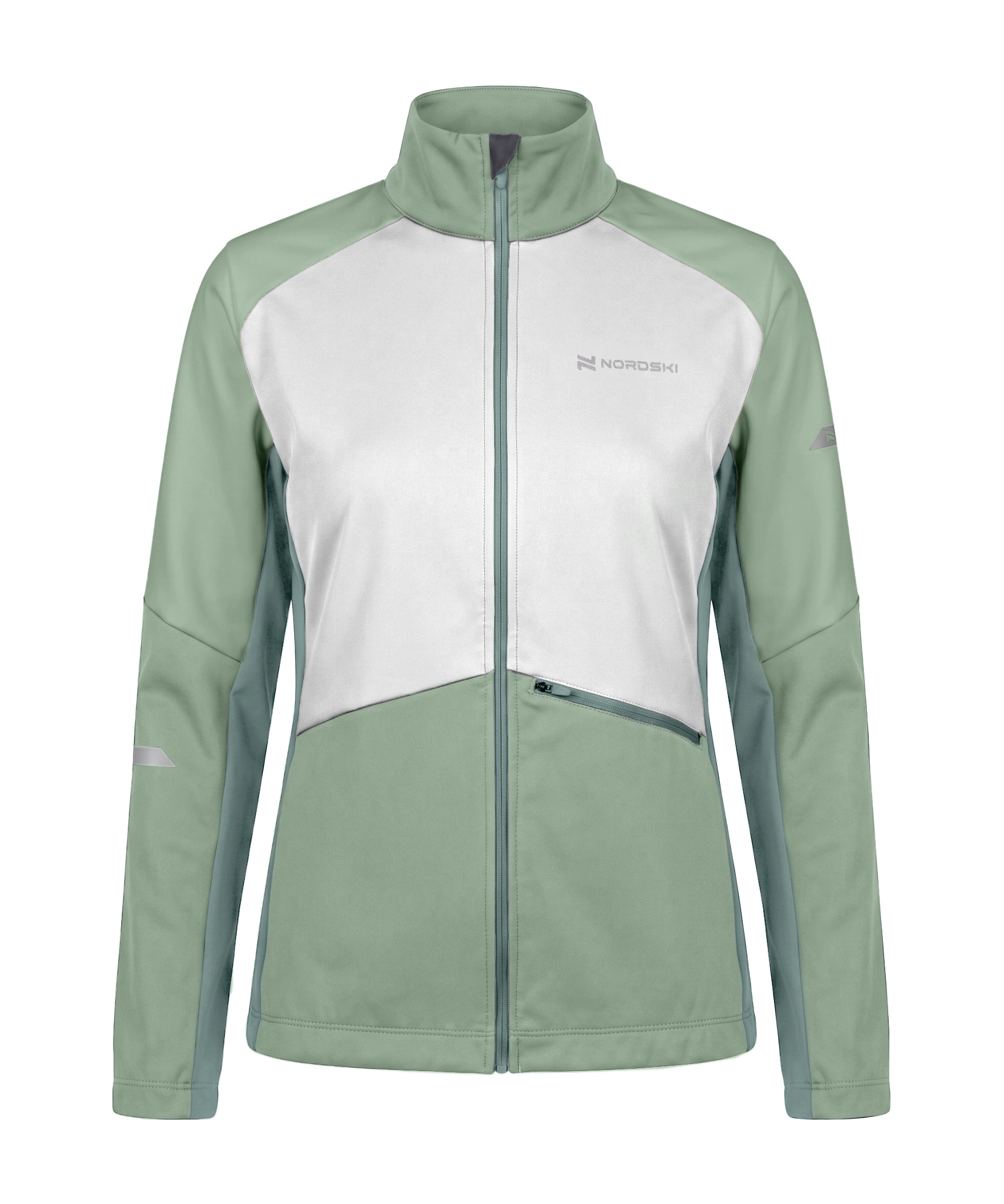 Тренировочная куртка Nordski Pro 2.0 White/Pearl Blue W
