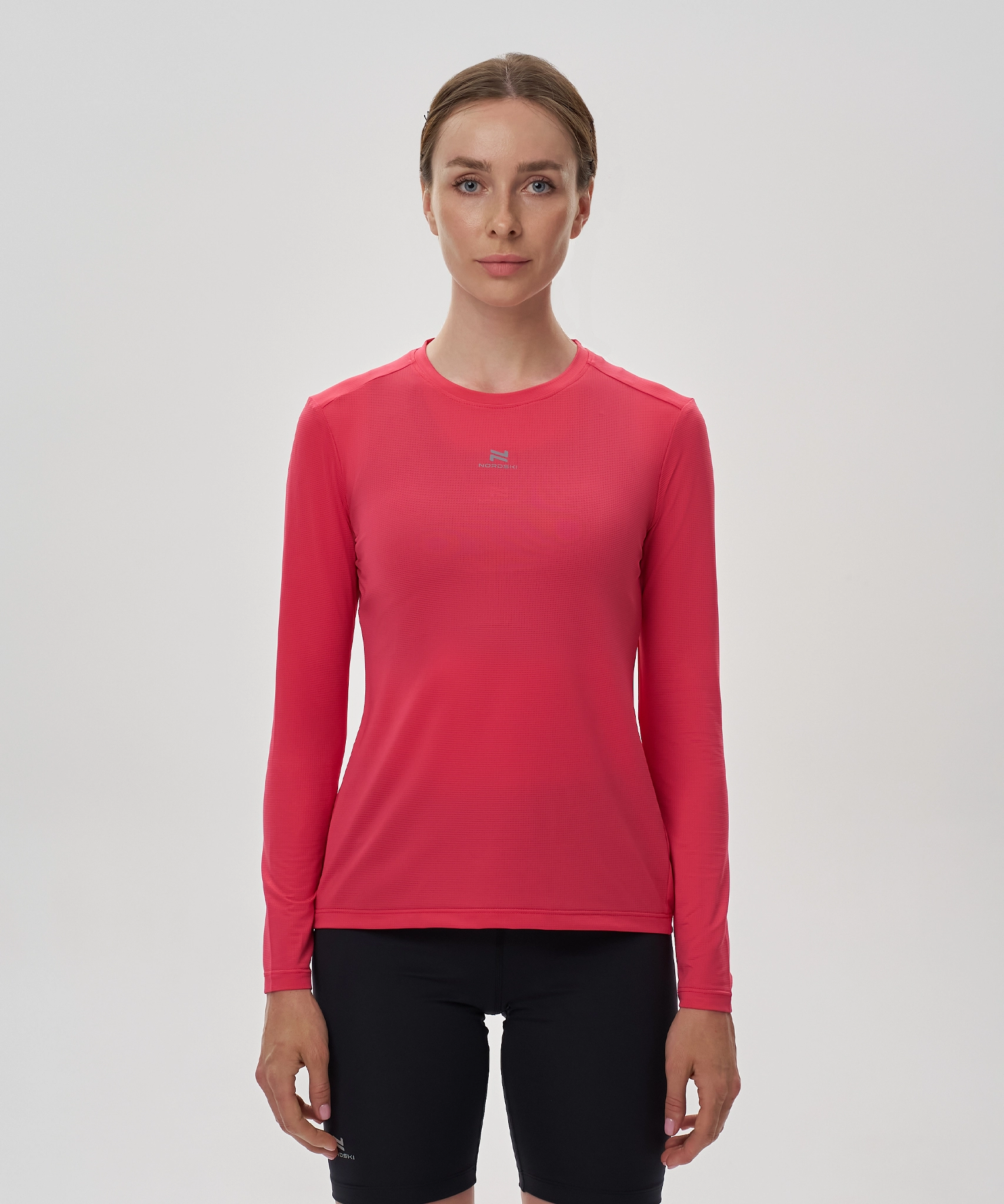 Футболка Nordski Run 2.0 Berry W с длинным рукавом