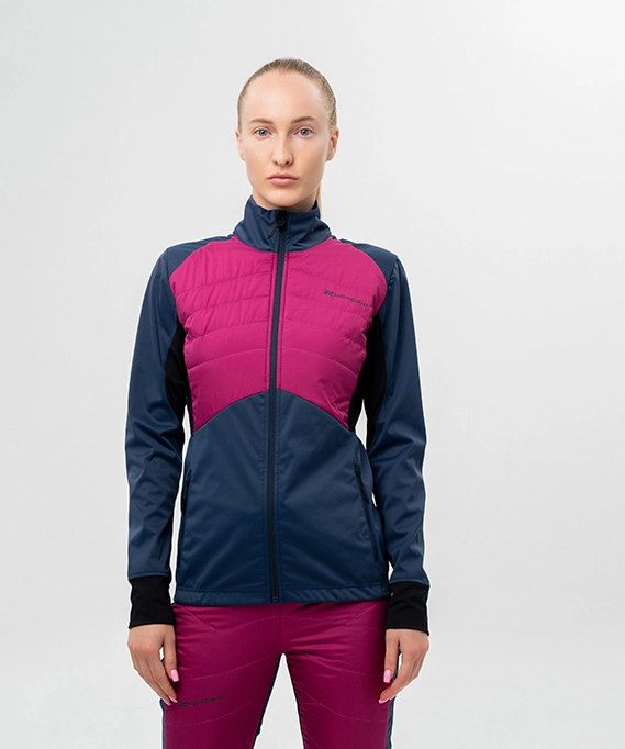 Куртка Nordski Hybrid Pro Blue/Fuchsia W