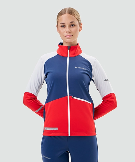 Тренировочная куртка Nordski Pro 2.0 Candy Pink/Blue W
