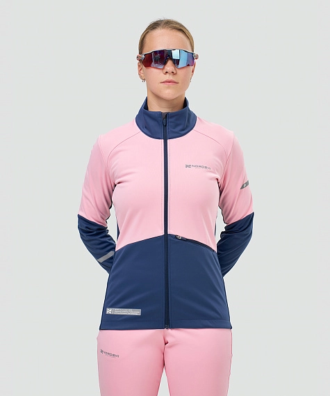 Тренировочная куртка Nordski Pro 2.0 Candy Pink/Blue W