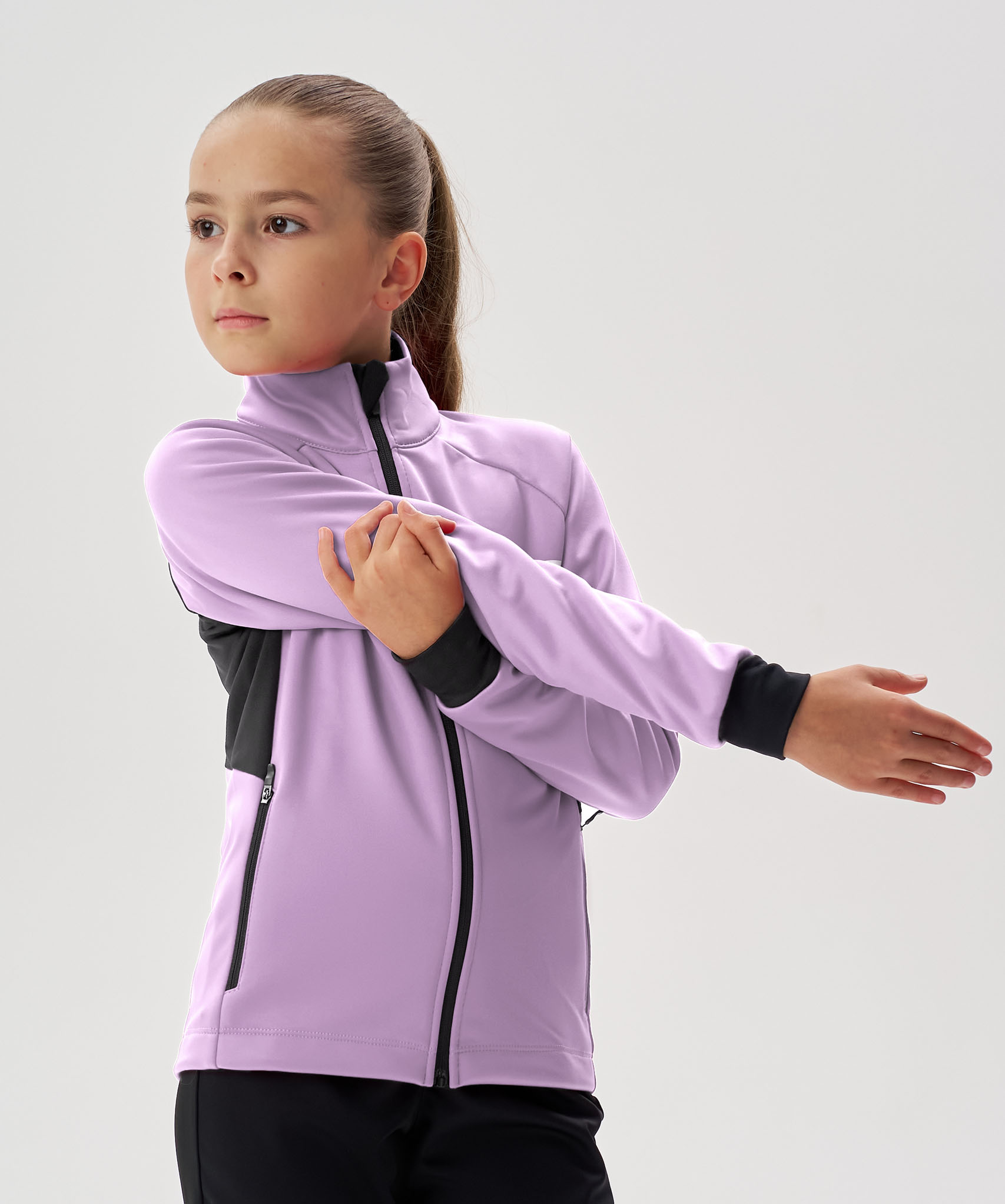 Тренировочная куртка Nordski Jr. Core Orchid/Black