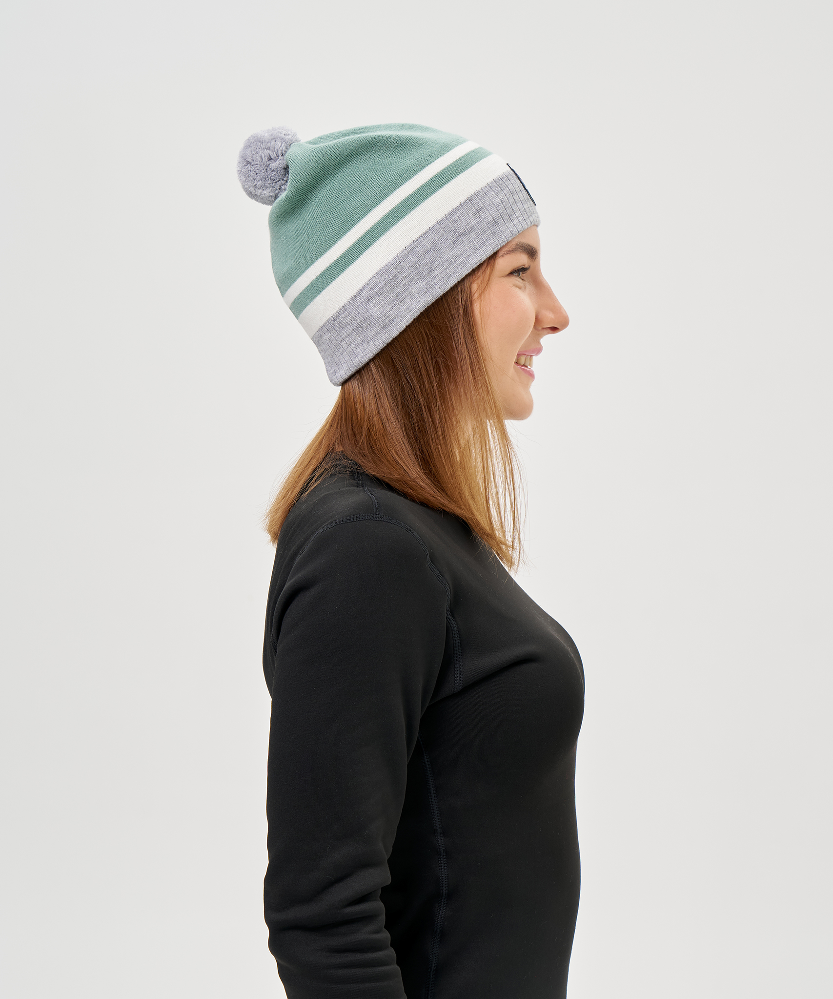 Шапка Nordski Move Ice Mint/Grey