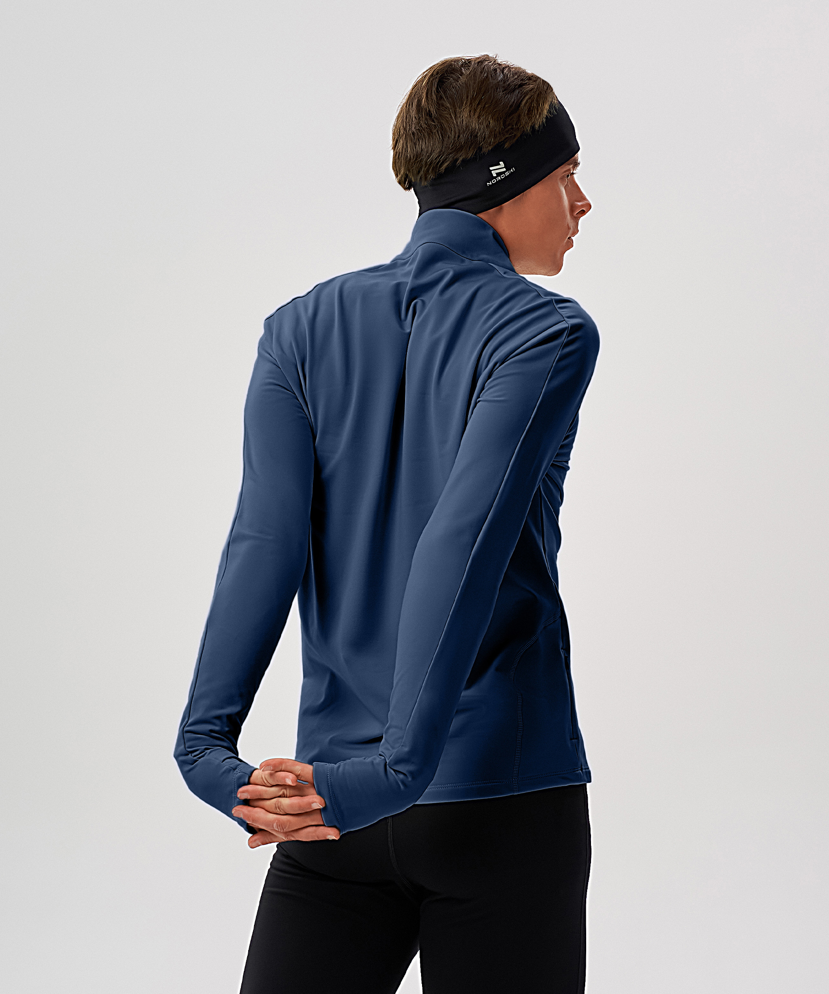 Лонгслив Nordski Winter Running Blue