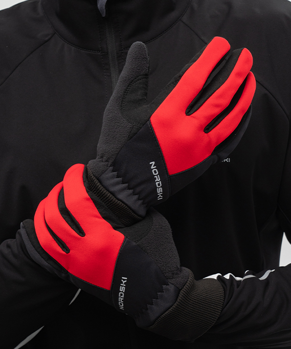 Перчатки Nordski Motion Black/Red WS