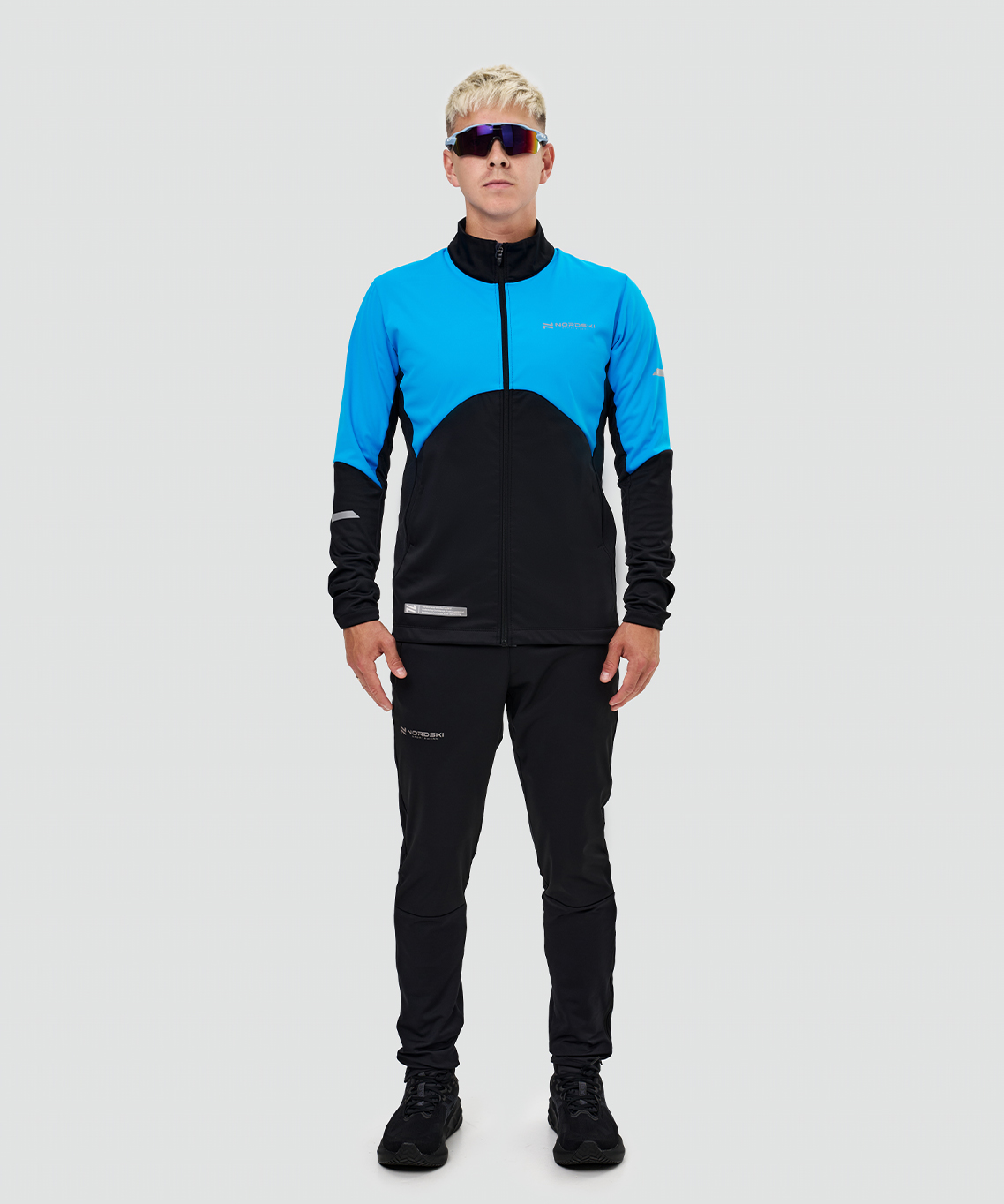 Тренировочная куртка Nordski Pro 2.0 Light Blue/Black