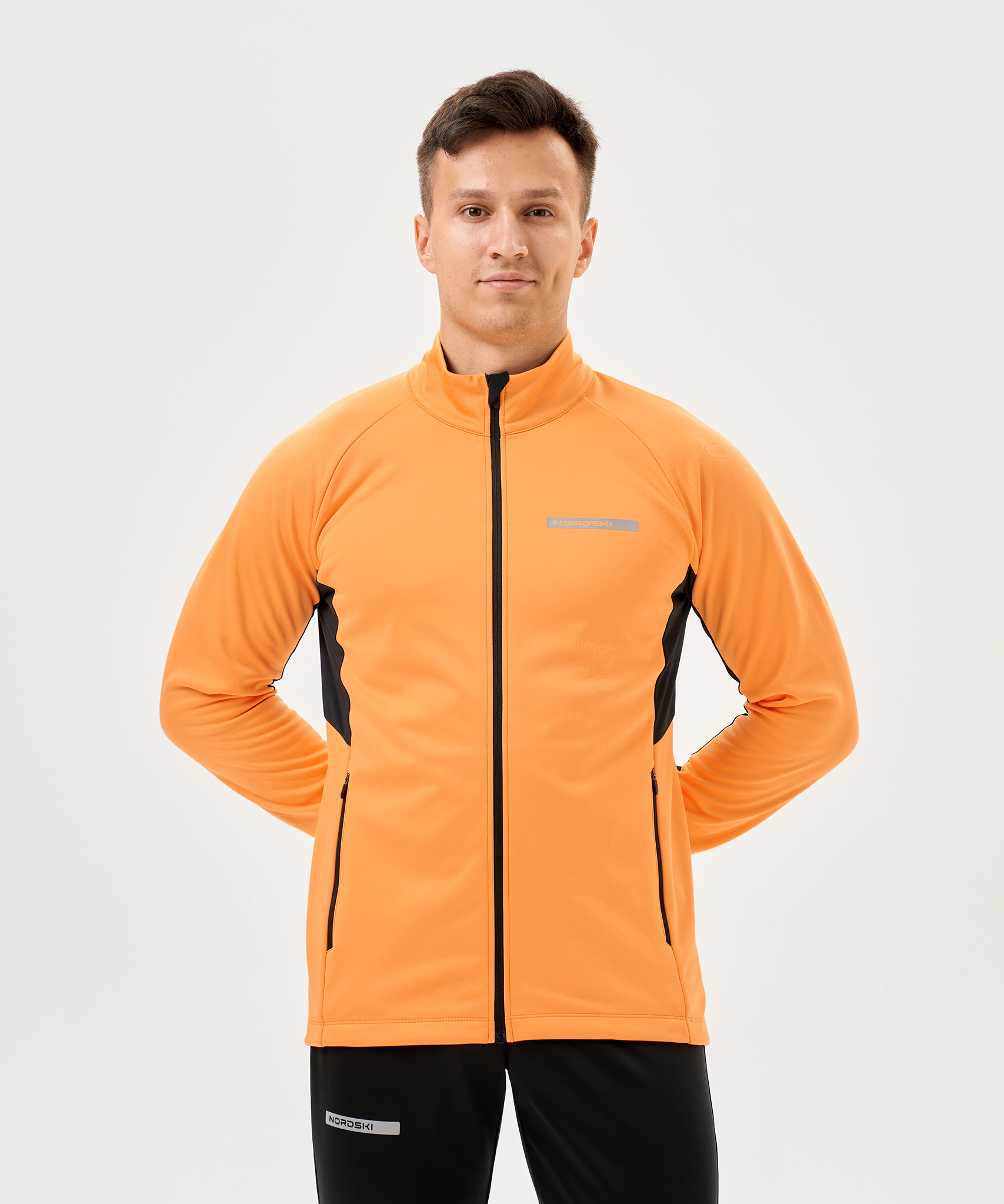 Тренировочная куртка Nordski Core Orange/Black