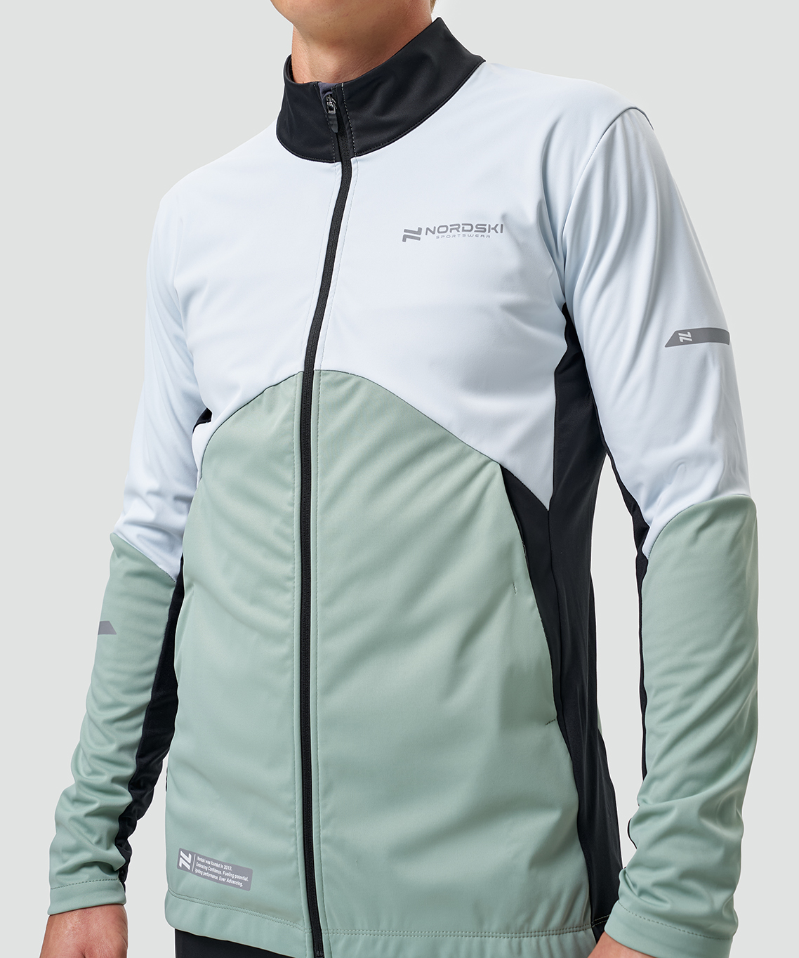 Тренировочная куртка Nordski Pro 2.0 Pearl Blue/Ice Mint/Black