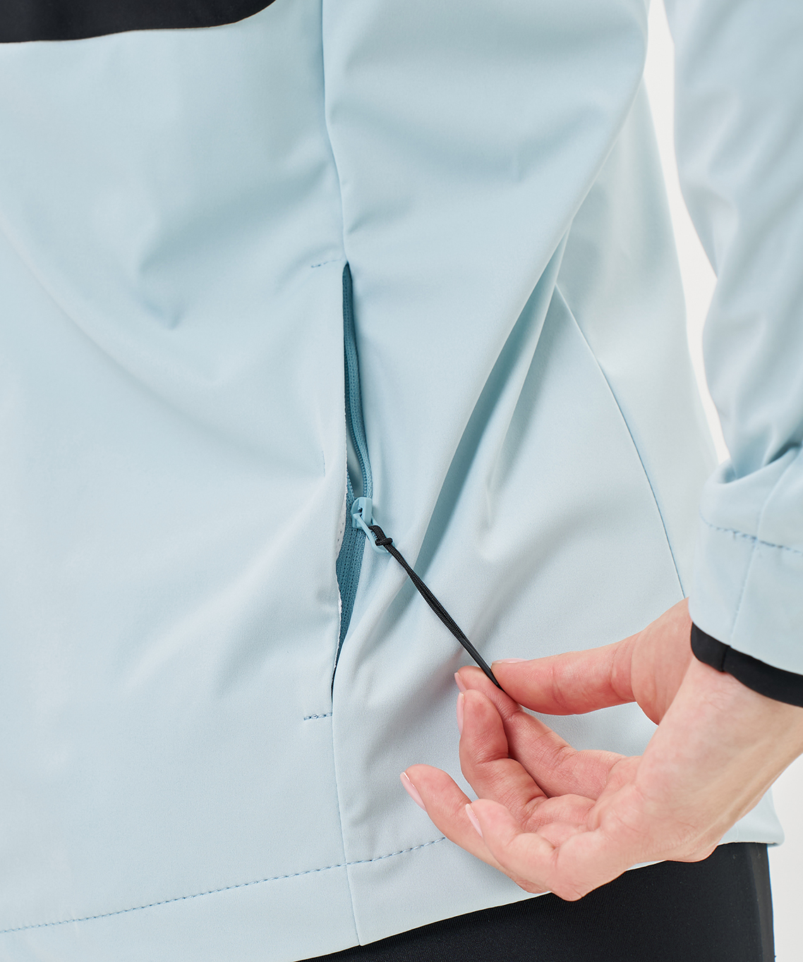 Тренировочная куртка Nordski PRO TOUR HOOD Aqua/Black W