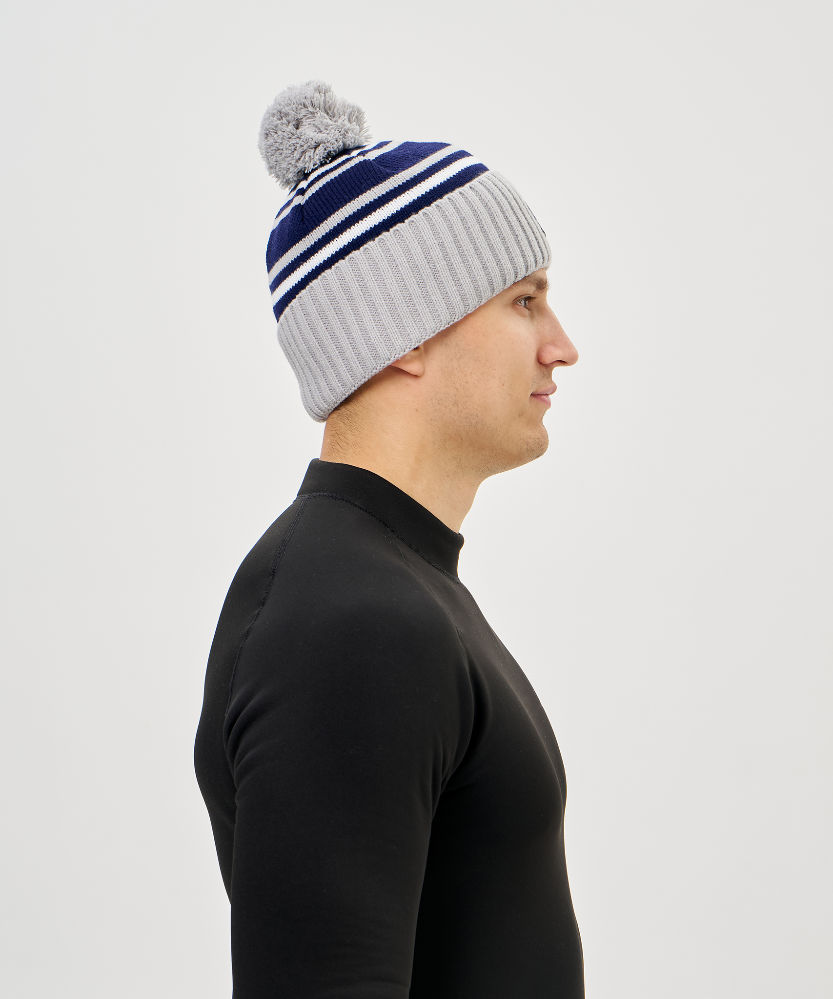 Шапка Nordski Severe Dark Blue/Grey