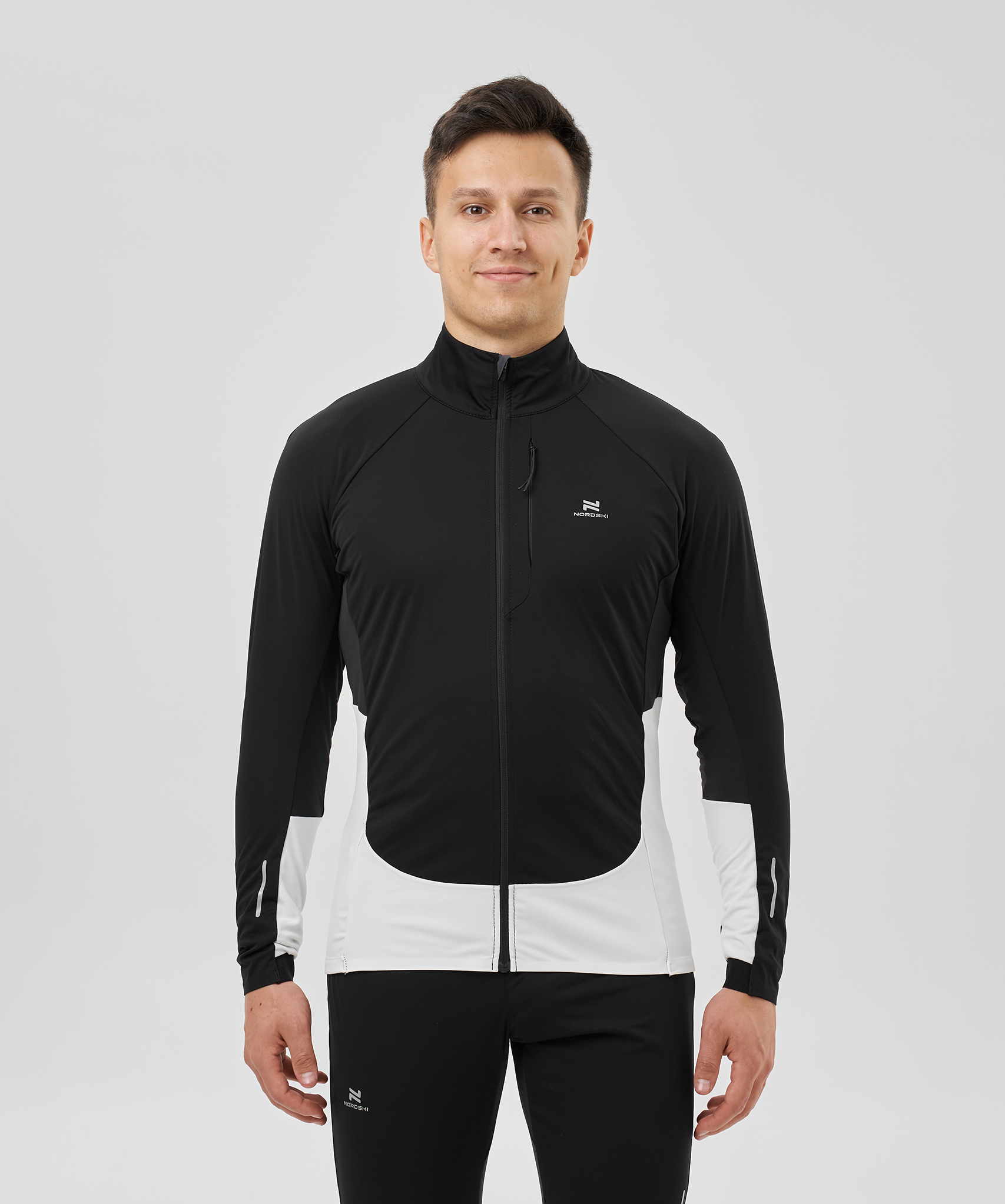 Тренировочная куртка Nordski Race Dark Jeans/Lime