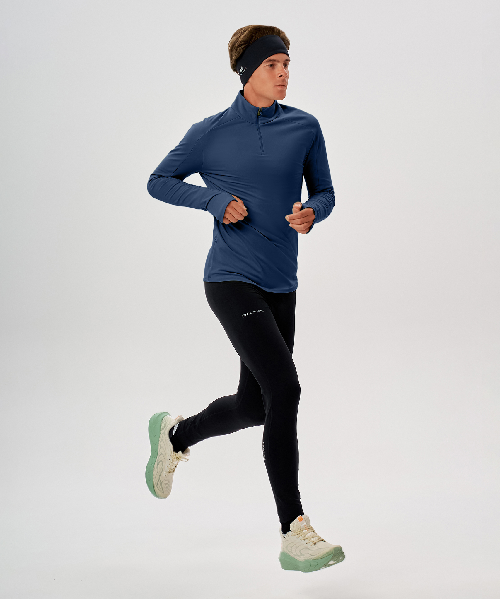 Лонгслив Nordski Winter Running Blue