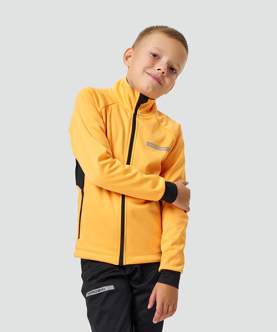 Тренировочная куртка Nordski Jr. Core Orange/Black