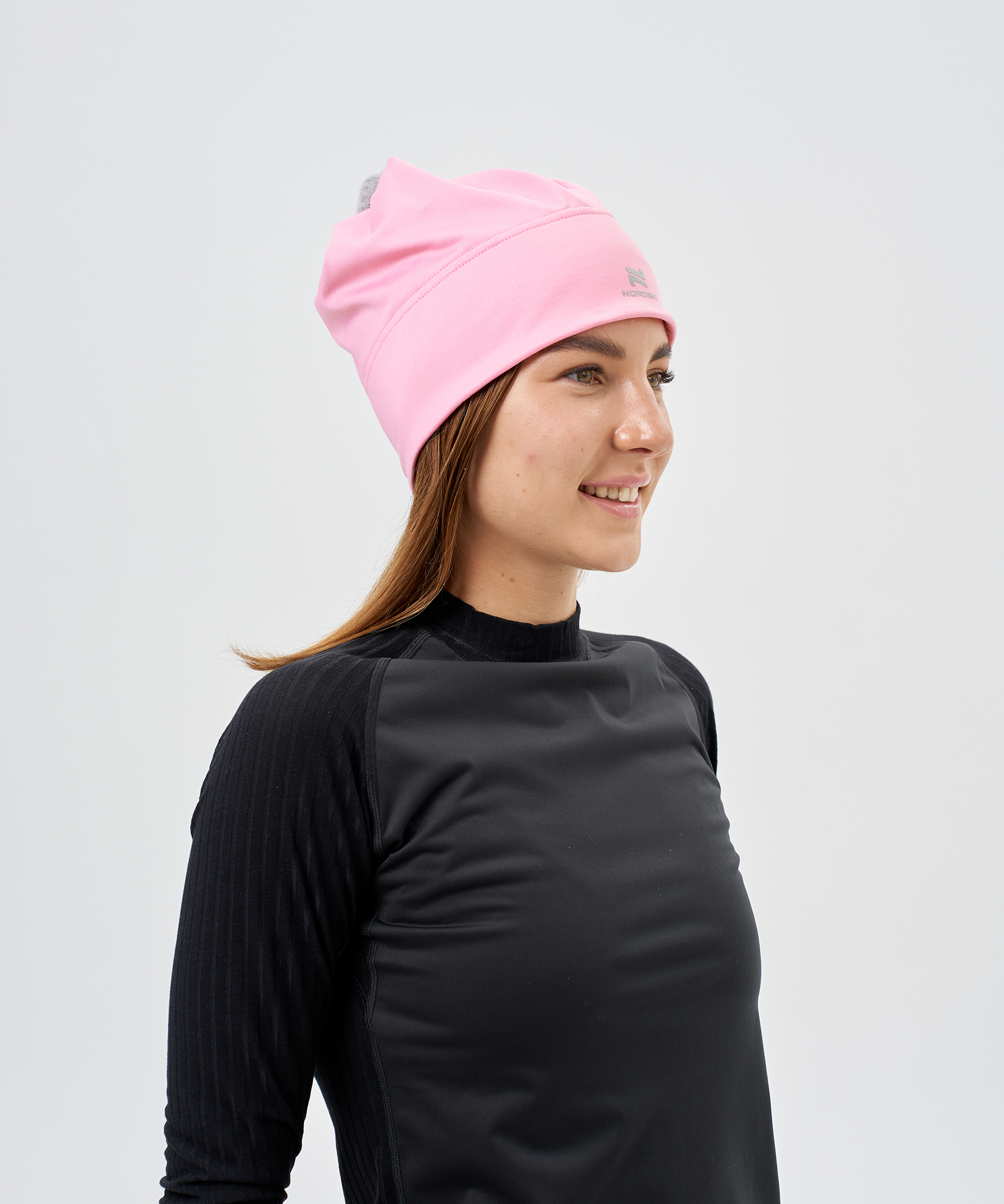 Тренировочная шапка Nordski Train Candy Pink