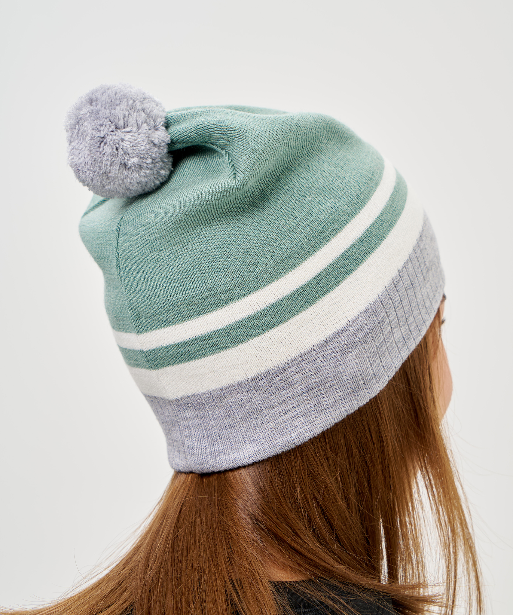 Шапка Nordski Move Ice Mint/Grey