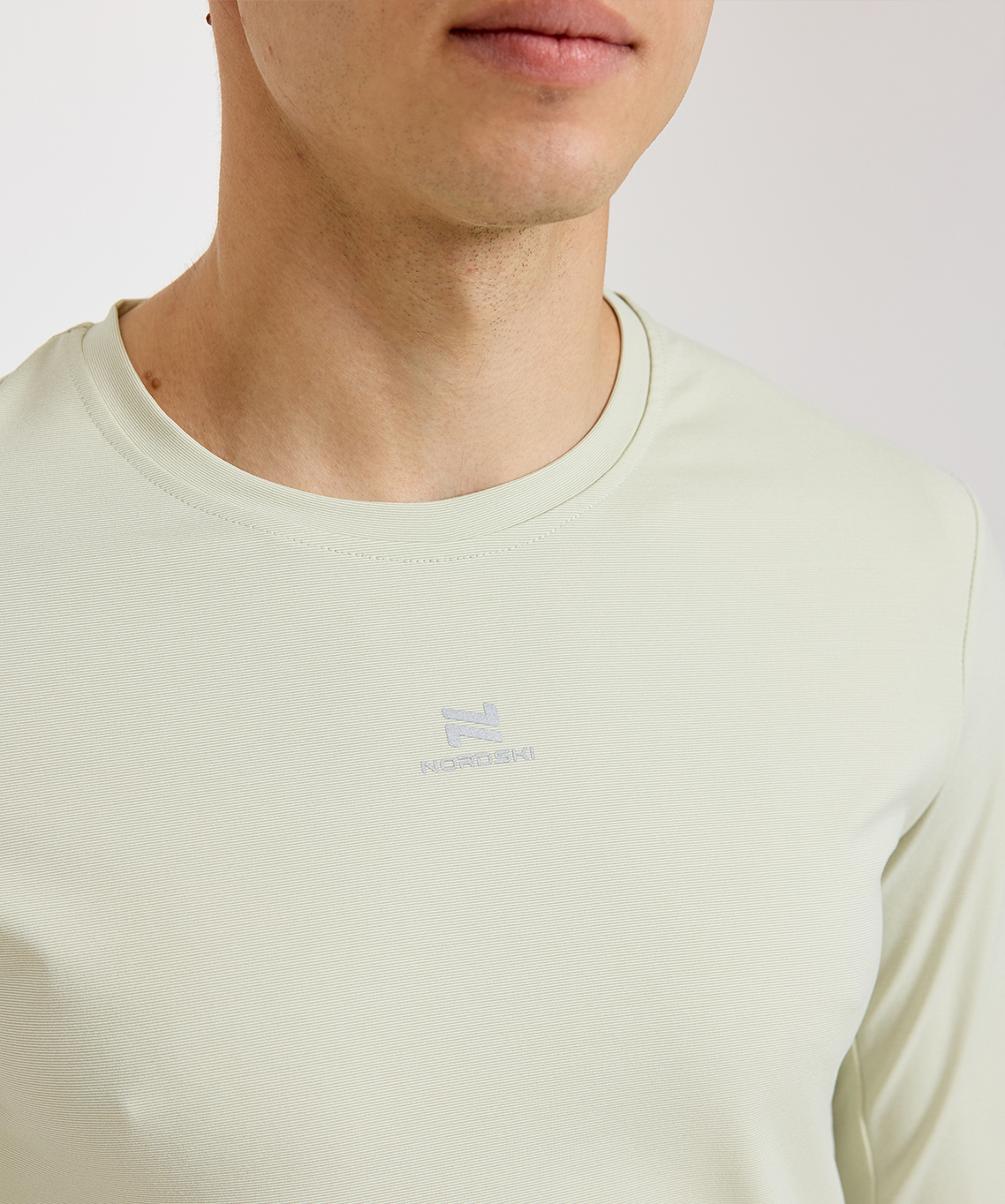 Лонгслив Nordski RunTech Smoky Green