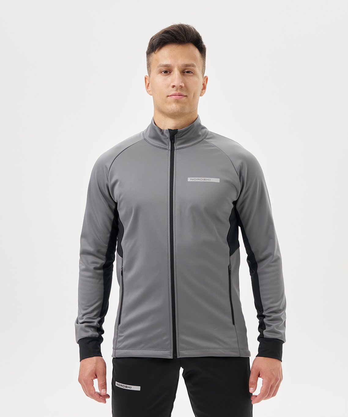 Тренировочная куртка Nordski Core Grey/Black