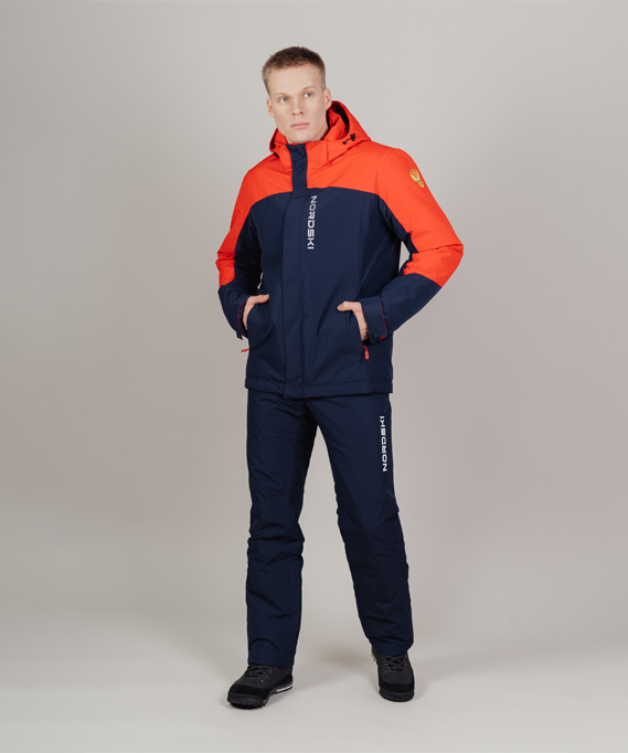 Утепленная куртка Nordski Mount 2.0 Dark Blue/Red