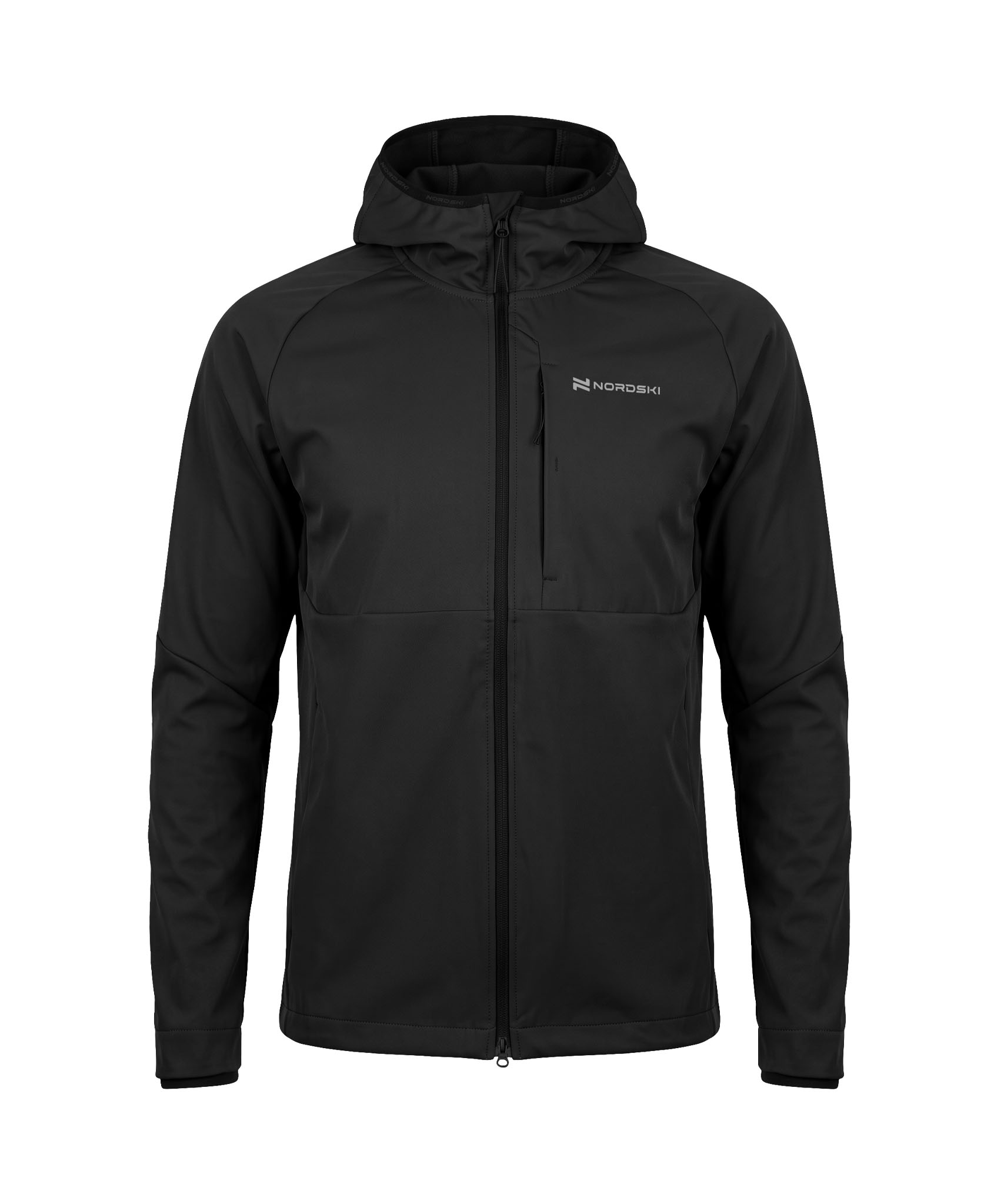 Тренировочная куртка Nordski PRO TOUR HOOD Total Black