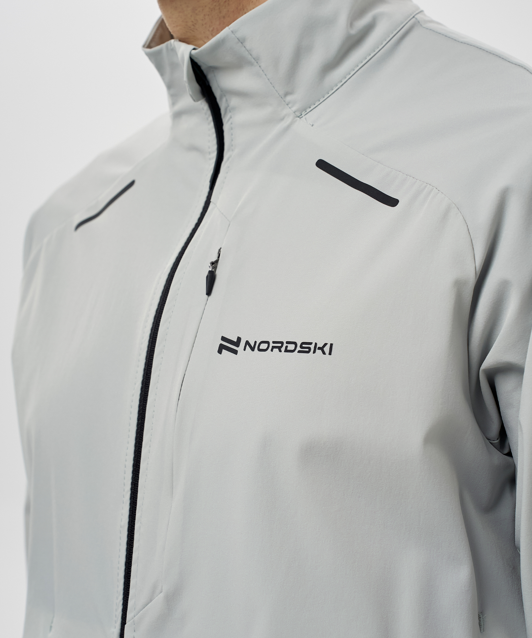 Ветровка Nordski Pro Energy Running Grey/Black