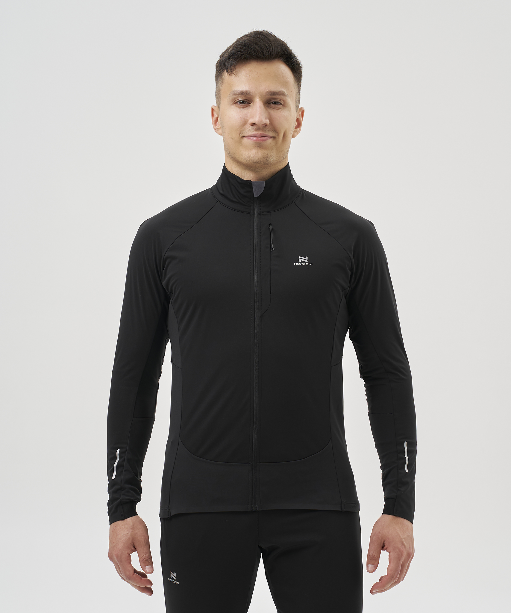 Тренировочная куртка Nordski Race Dark Jeans/Lime