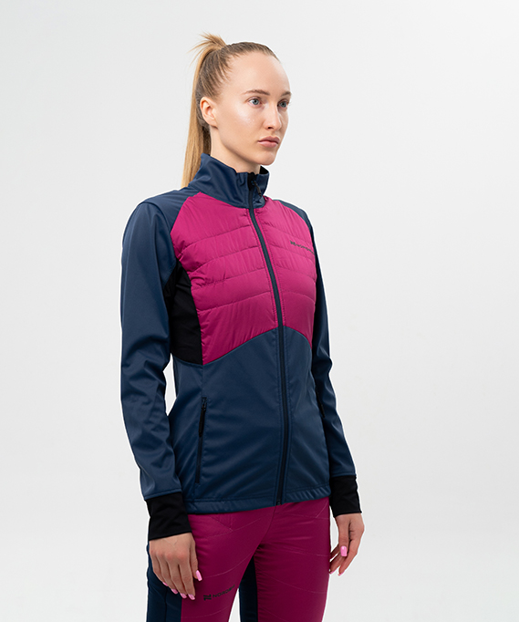 Куртка Nordski Hybrid Pro Blue/Fuchsia W