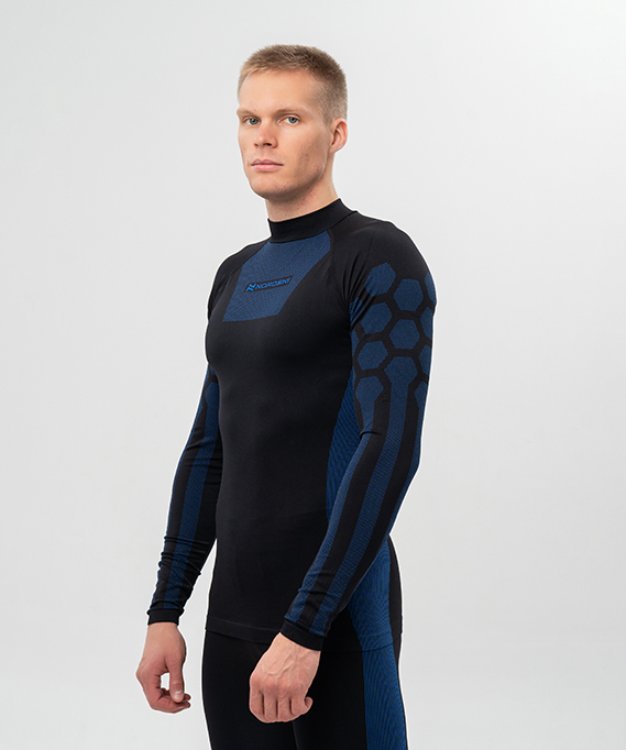 Комплект термобелья Nordski Snake Black/Blue